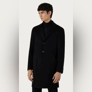 Canali wool cashmere top coat 38 56 R